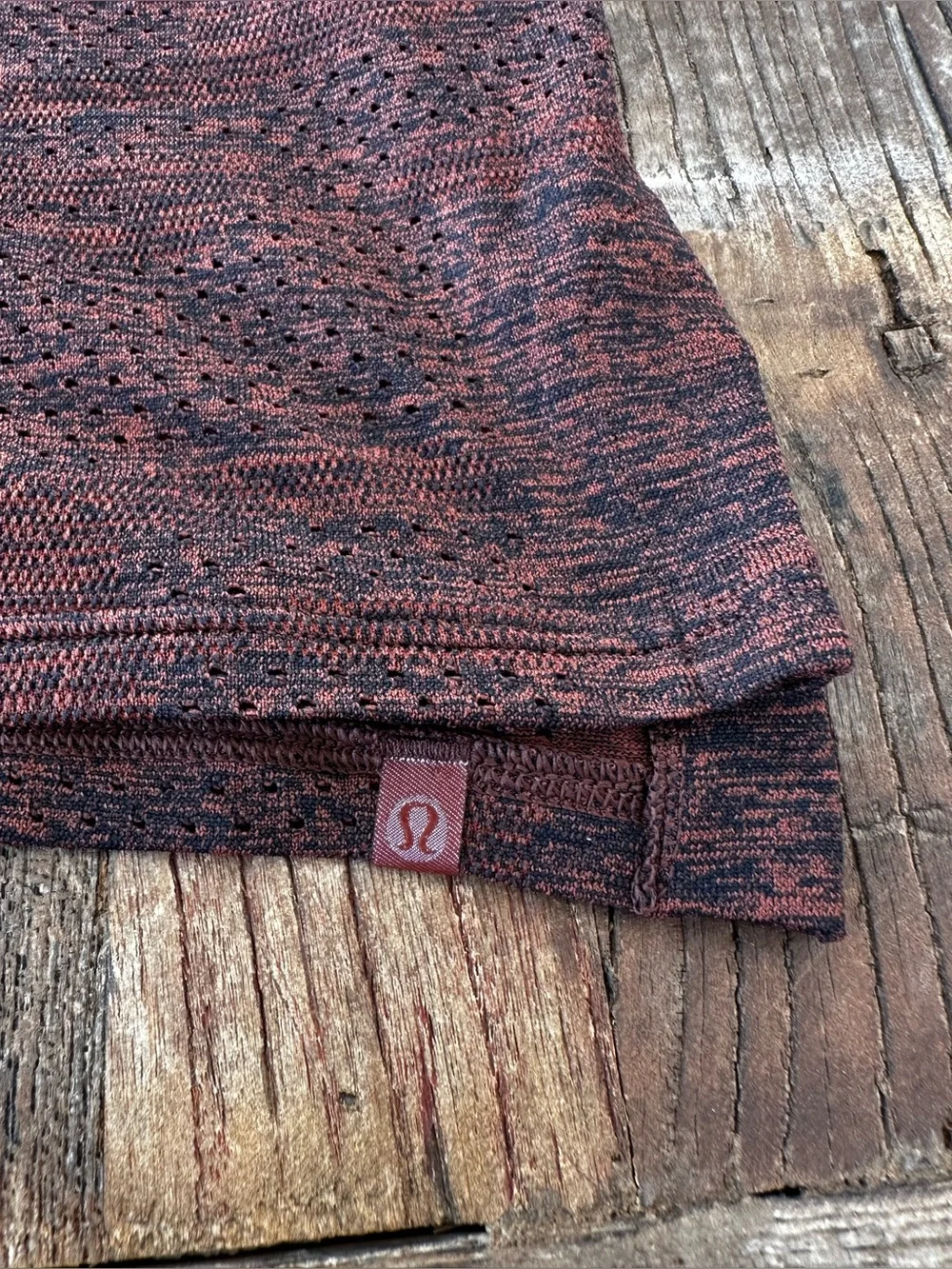 lululemon athletica Heathered Maroon Tank Top